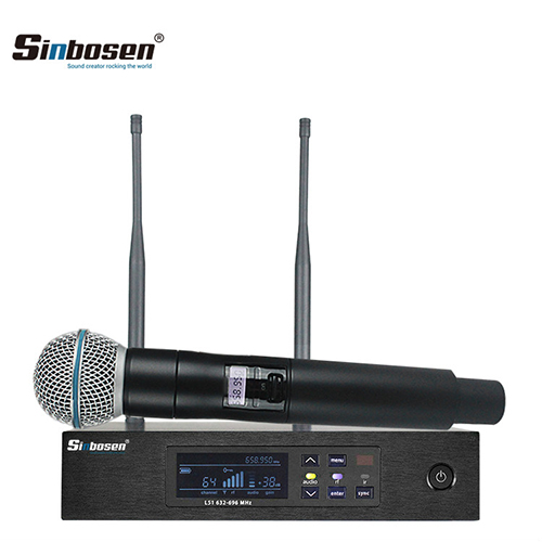 Sinbosen QLXD4 Professional High Quality Handheld Wireless Microphone for Stage
