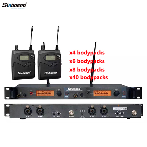 Sinbosen SR2050IEM professional wireless microphone system in ear monitor