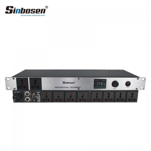 Sinbosen professional audio sound system 8+2 channels power sequence controller
