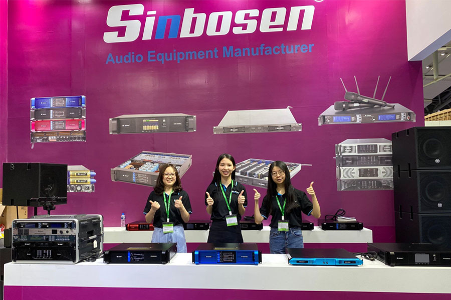 Sinbosen Audio manufacturer at the 2020 Guangzhou Prolight + Sound Exhibition.