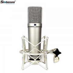 Sinbosen microphone omnidirectional cardioid 8-shaped U87 live broadcast studio recording condenser microphone