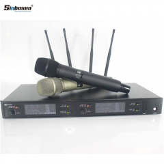 Sinbosen wireless digital microphone sound system AXT220D with headset lavalier mcirophone