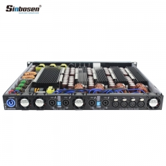 Sinbosen D4-1600 4 channels 3900 watt professional dj amplifier class d 2 ohms digital amplifier