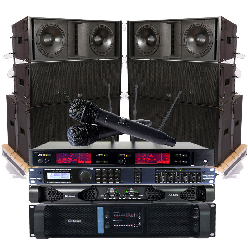 Sinbosen music equipment professional audio sound powered speakers