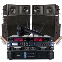 Sinbosen music equipment professional audio sound powered speakers microphone amplifier audio system
